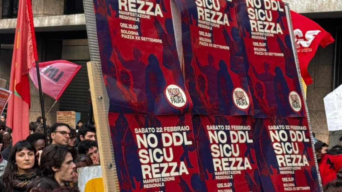 Italy Bologna Demonstration NO DDL