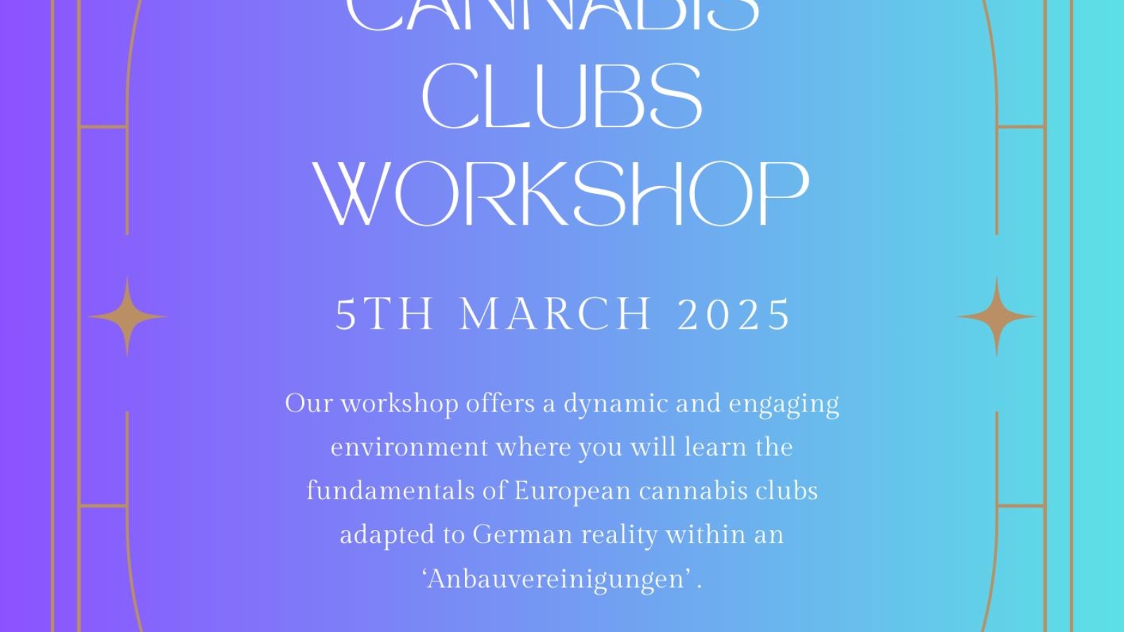 German Cannabis Clubs Workshop