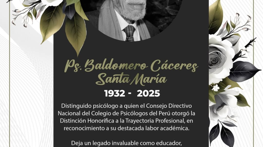 Baldomero Caceres Santa Maria 1932-2025